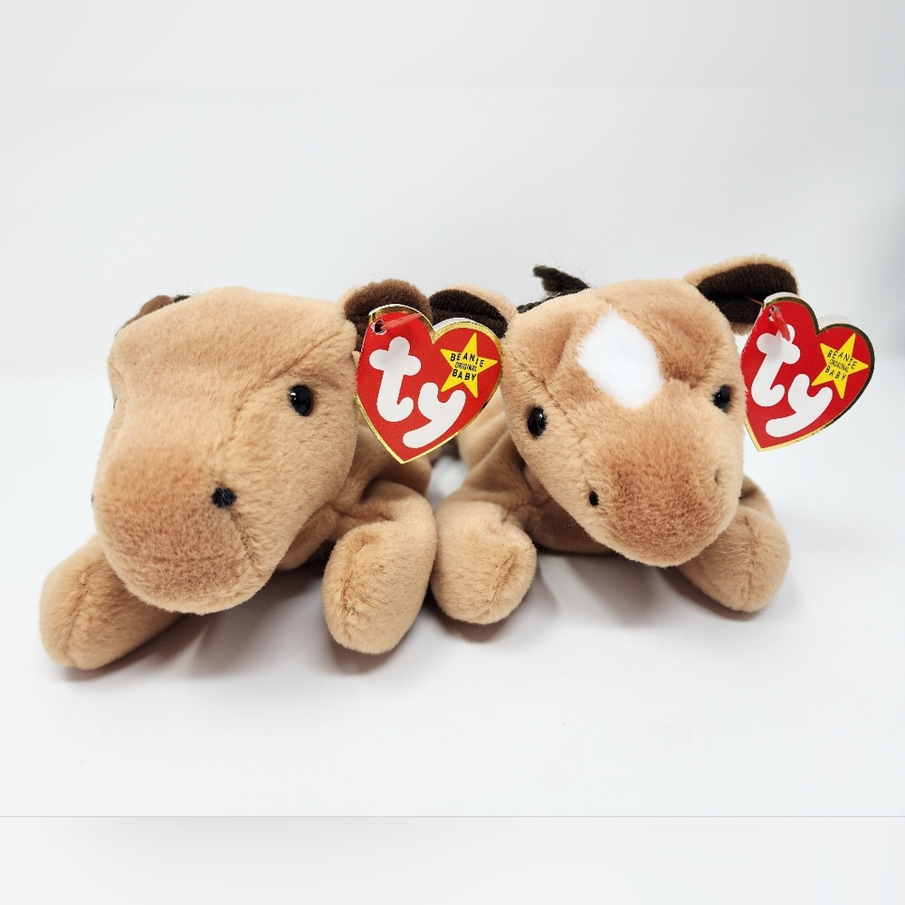 Ty Original Beanie Baby Derby Unmatching Pair